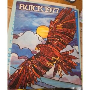 Vintage 1977 Buick Full Line Sales Brochure Catalog Buyers Guide Riviera Regal